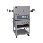 Лабораторная трубчатая печь CVD 1200 ° C с 4-канальным газовым смесителем MFC и вакуумным насосом CY-O1200-60IT-4Z10V